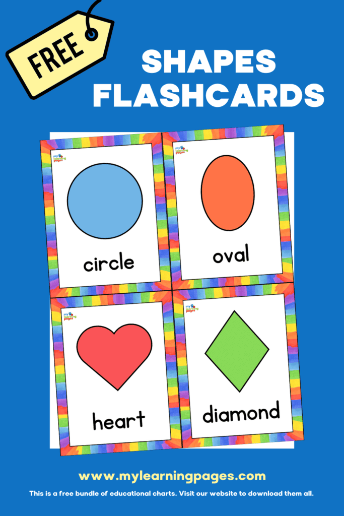 my learning pages shapes flashcards 1