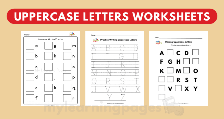 Uppercase Letters Worksheets featured image