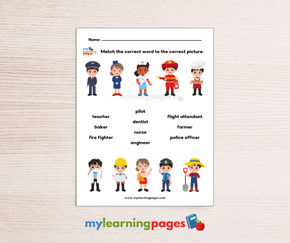 COMMUNITY HELPERS WORKSHEETS ACTIVITY 5