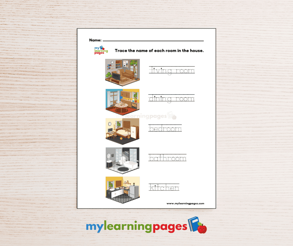 ROOMS IN MY HOUSE ACTIVITY 2