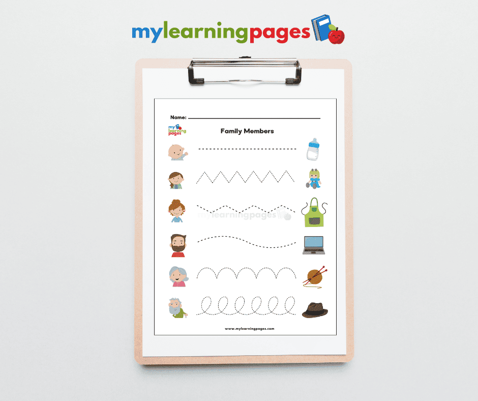 My Family Worksheets Image 5